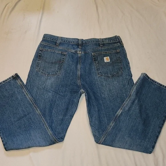 CARHARTT relaxed fit blue jeans 40x32 - Picture 7 of 12